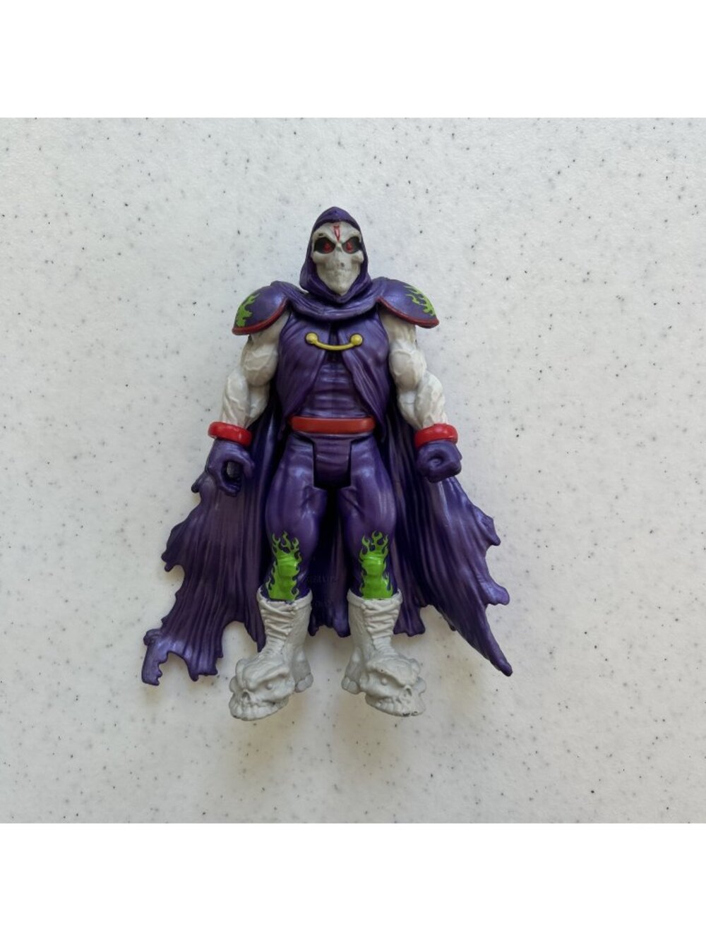 Monster Jam Creatures Grave Digger Grim Action Figure 5” Purple Cape Skeleton